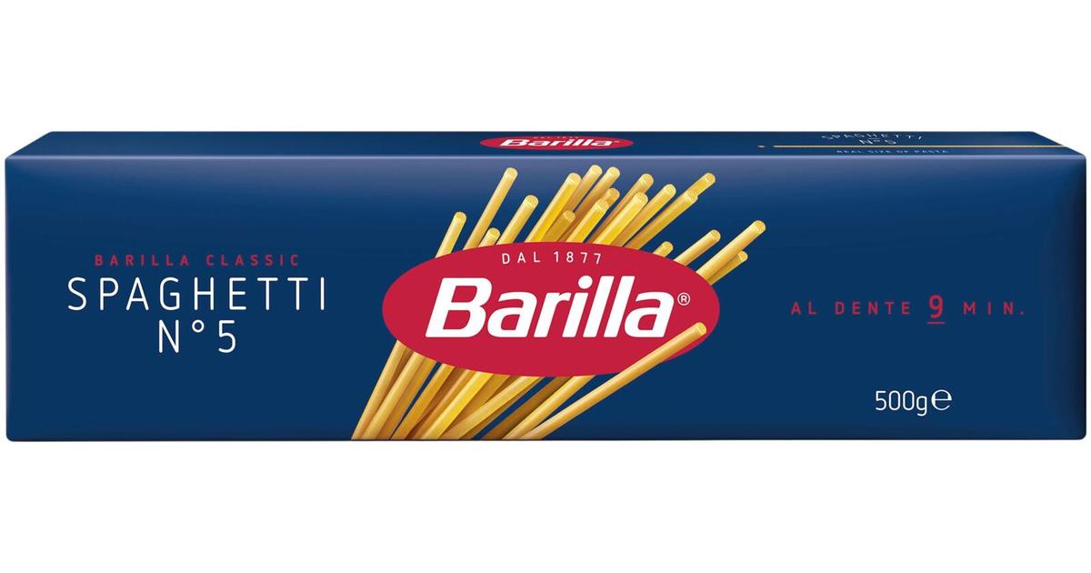 Mì Barilla sợi hình ống Spaghetti 500g