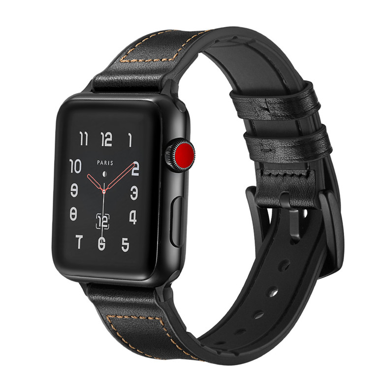 Dây Da dành cho Apple Watch Hybrid Chống Nước Size 38/40mm