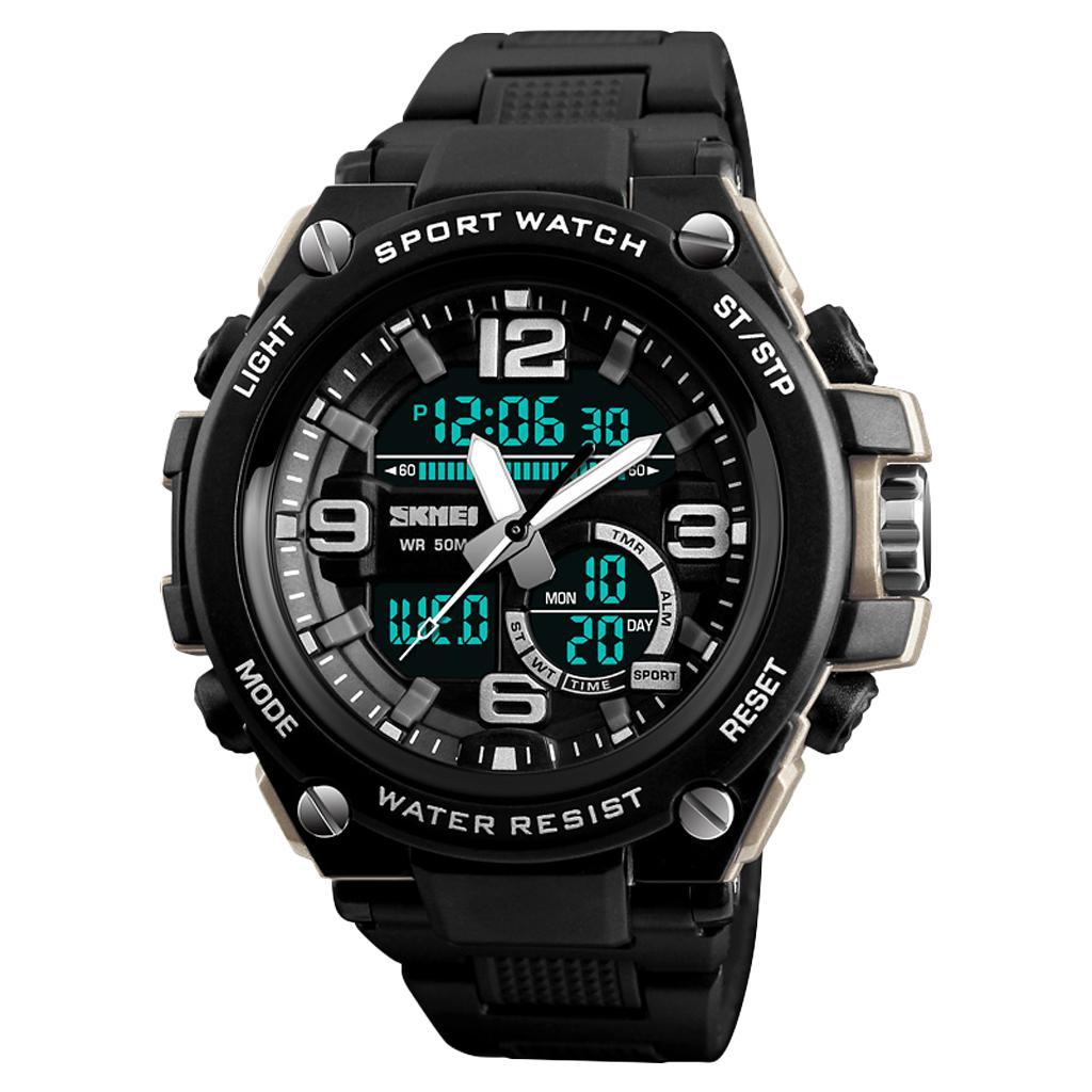 Men Sports  Analog  Waterproof Digital Wristwatch