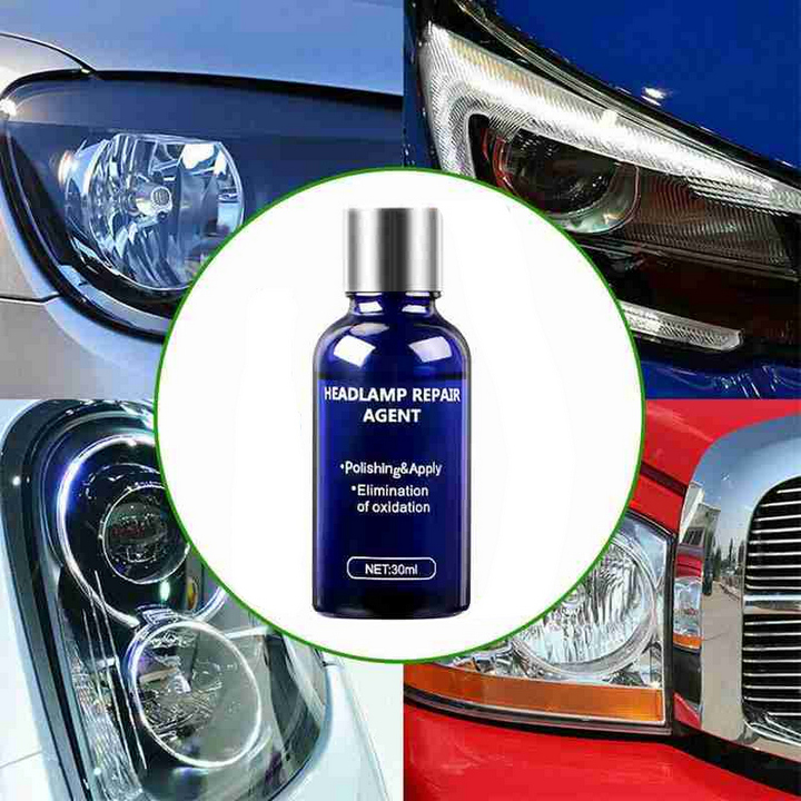 Bộ Đánh Bóng Đèn Pha Xe Ô Tô Headlamp Repair Agent 30ml - Home and Garden