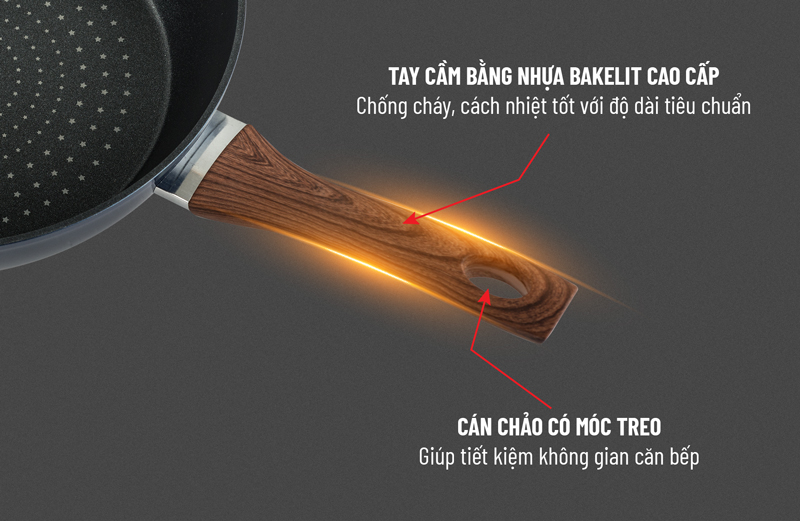 Chảo Sâu Lòng NAG2653 Đáy Từ 5 Lớp Chống Dính Vung Kính Siêu Bền Nagakawa - Dùng Trên Mọi Loại Bếp - Hàng Chính Hãng