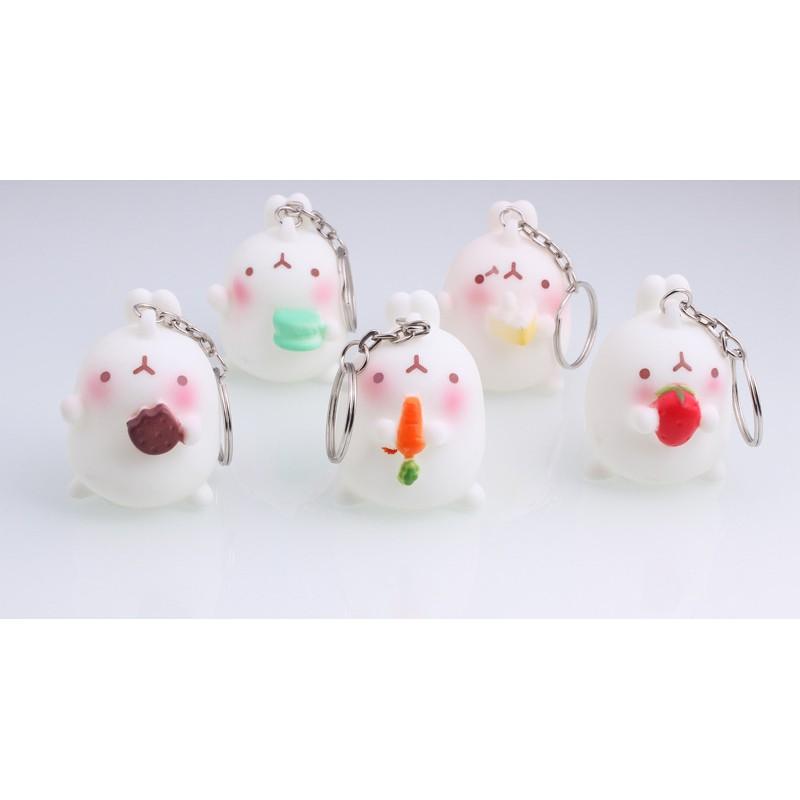 Móc Khóa Thỏ Trắng Mochi