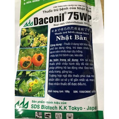 Sản phẩm trừ nấm cây trồng Daconil - DACONIL75WP 100G