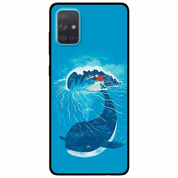 Ốp lưng dành cho Samsung A71 mẫu Ván Cá Voi