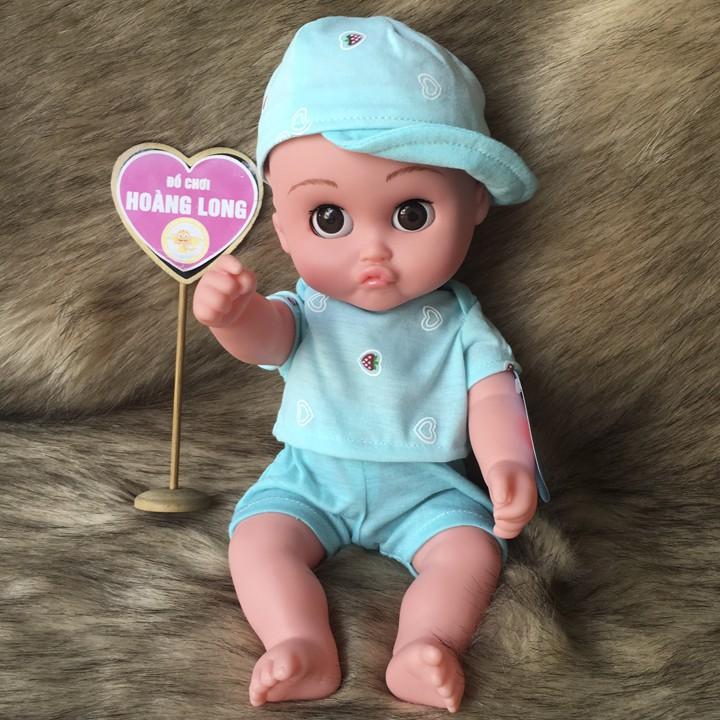 Búp Bê 35 cm Nhựa Mềm Kona Mắt Chớp Chu Mỏ 14 inch doll