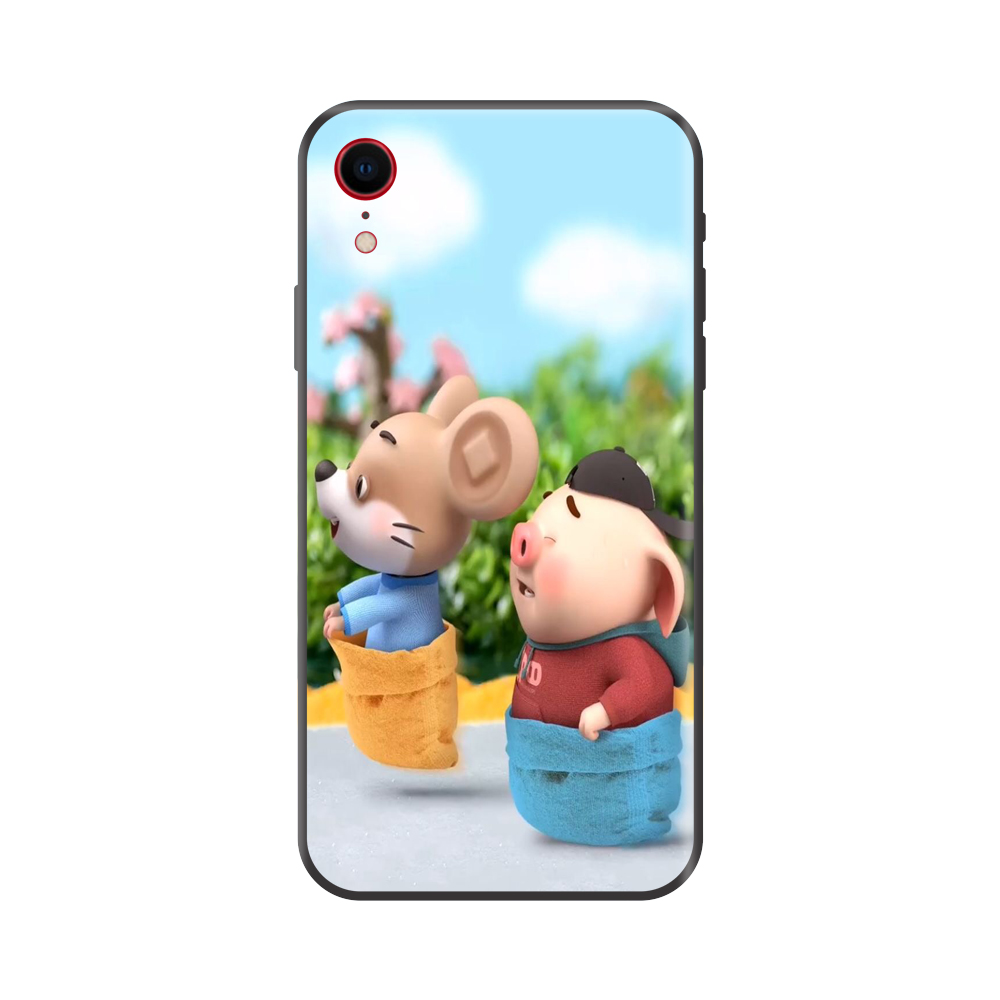 Ốp lưng TPU viền dẻo cho điện thoại IPHONE XR Hình Chuột Tết 2020 Mẫu 05