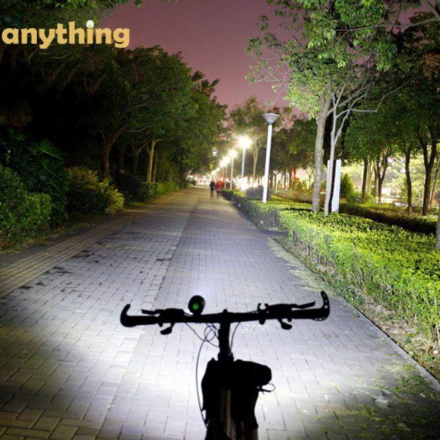 Bộ Đèn Pin Gắn Xe Đạp Và Đèn Chiếu Hậu 5 LED