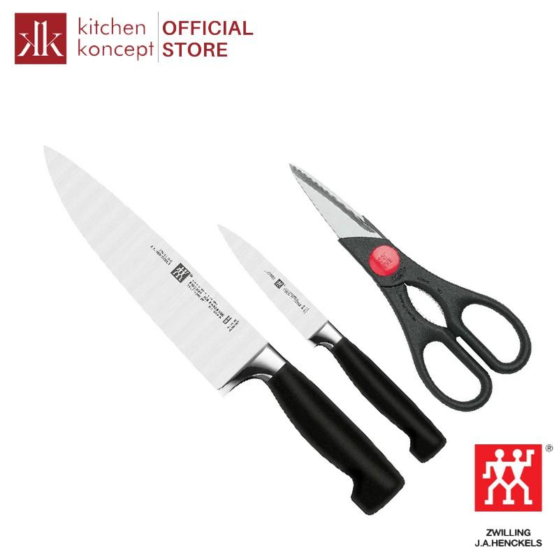 Bộ Dao 3 Món Zwilling Four Star - Dao làm bếp thương hiệu Zwilling từ Đức