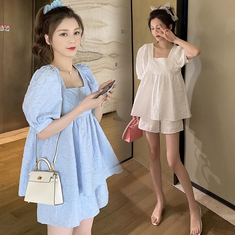 SET BỘ Babydoll đũi nhăn cho mẹ bầu - Bộ bầu cao cấp siêu mát siêu mềm thiết kế sang chảnh BĐ843