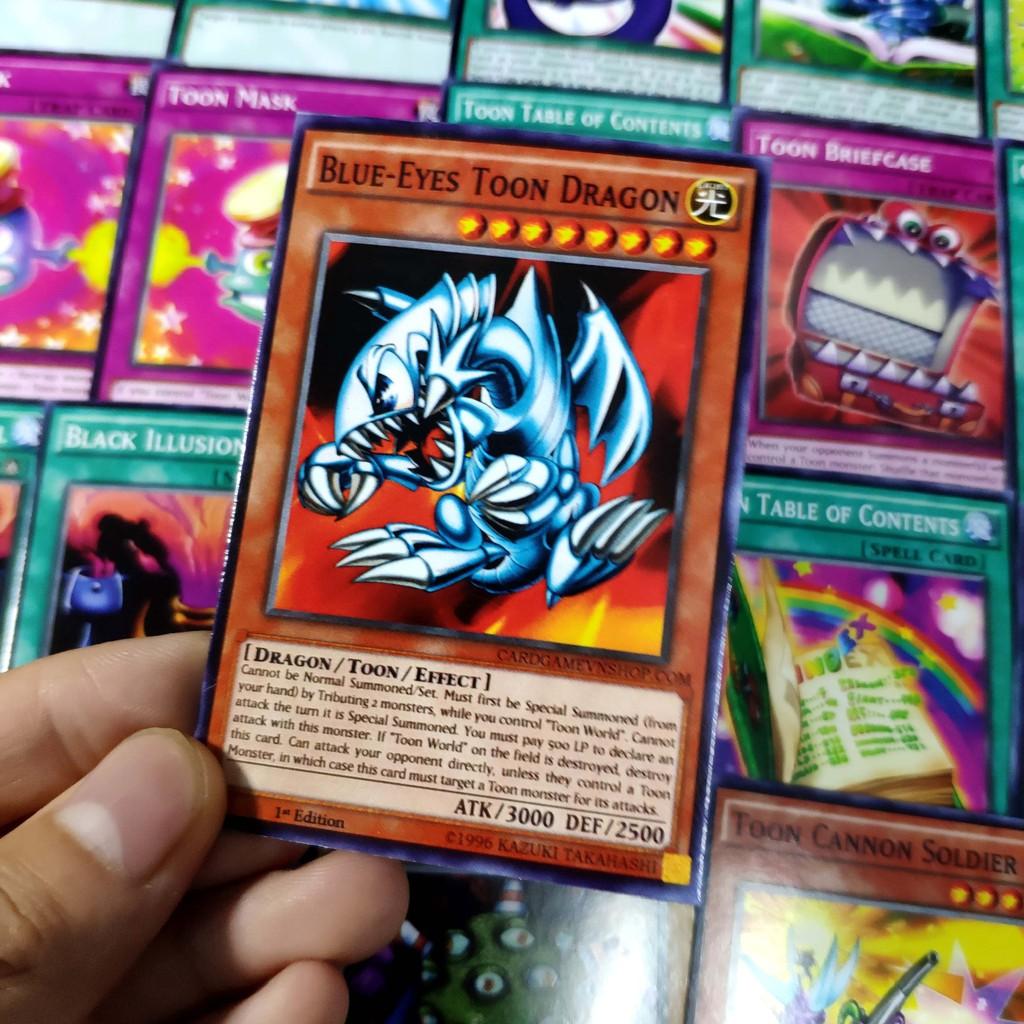 Bộ Bài Yugioh in - 42 lá Deck Maximillion Pegasus Toon