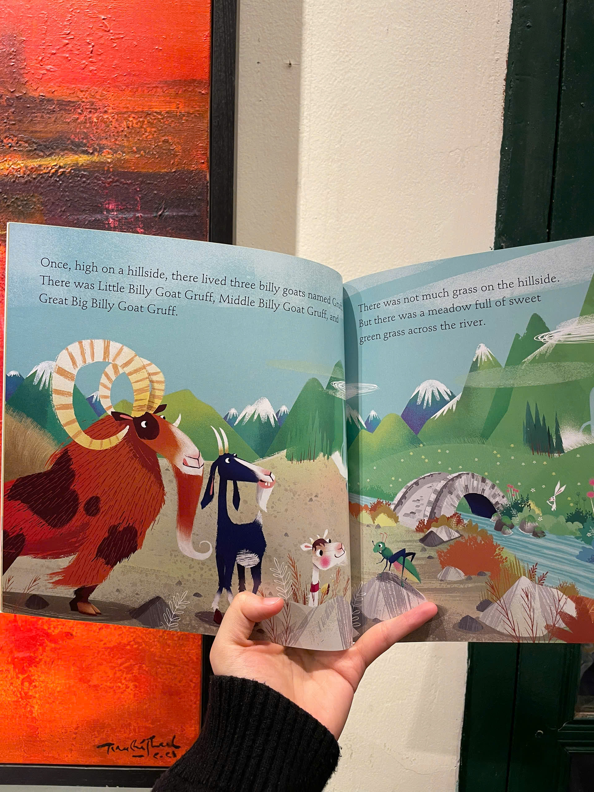 Sách - The Three Billy Goats Gruff: Fairy Tale by Ronne Randall - Children Picture book in English