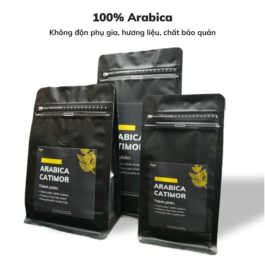 Cà phê rang xay ARABICA CATIMOR 250g cafe nguyên chất hương vị chua thanh đắng nhẹ tinh tế cafe Việt - Big Dream Coffee