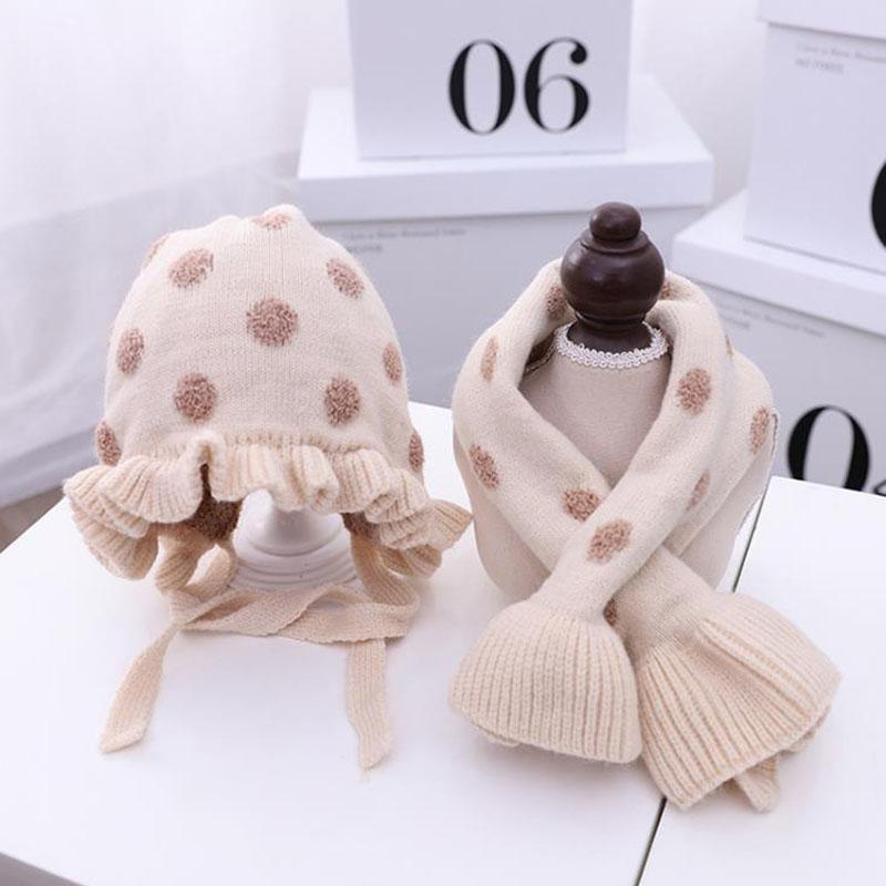 Doitbest 6 Tháng Đến 2 Năm Tuổi Trẻ Em Beanie Ren Dệt Kim Nón Mùa Đông 2 Cậu Bé Gái Mũ Khăn bộ