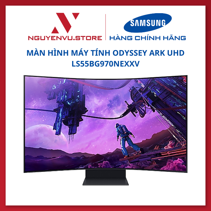 Màn Hình máy tính Odyssey Ark UHD LS55BG970NEXXV 165Hz Dòng 55 inch G97NB - Hàng chính hãng