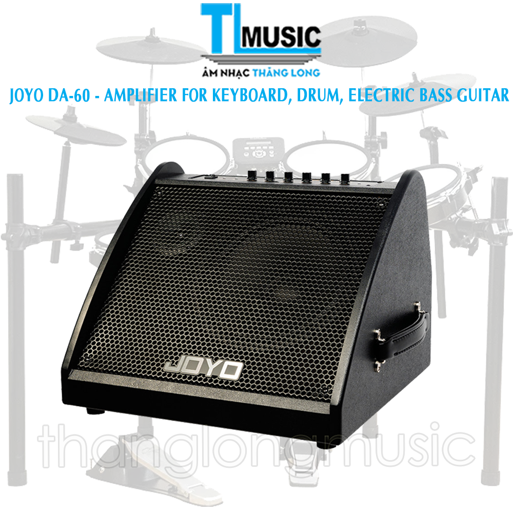 JOYO DA-60 60W – Loa Amplifier Cho Keyboard, Trống Điện và Electric Bass Guitar với Bluetooth - Hàng Chính Hãng