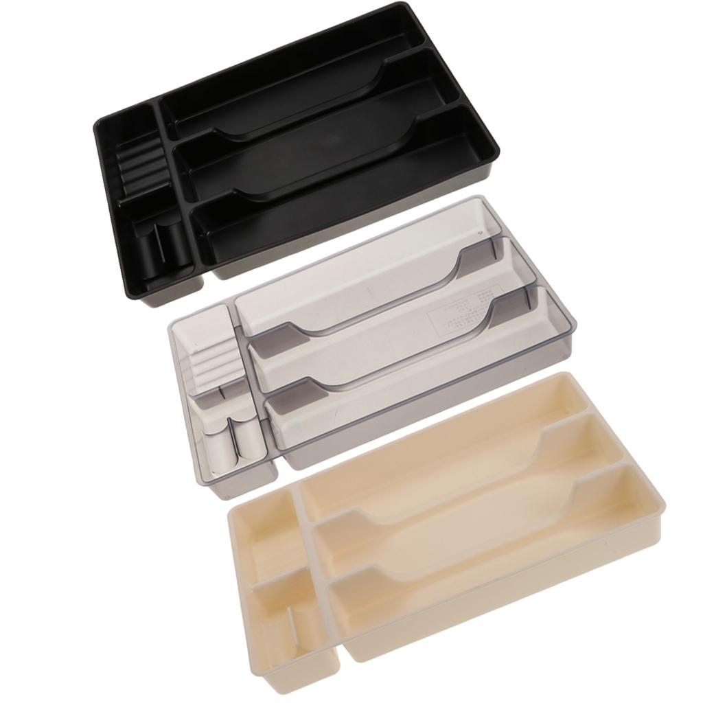Home Sundries Organizer Office Stationery Storage Box Jewelry Display Tray, 5 Compartments, Multipurpose