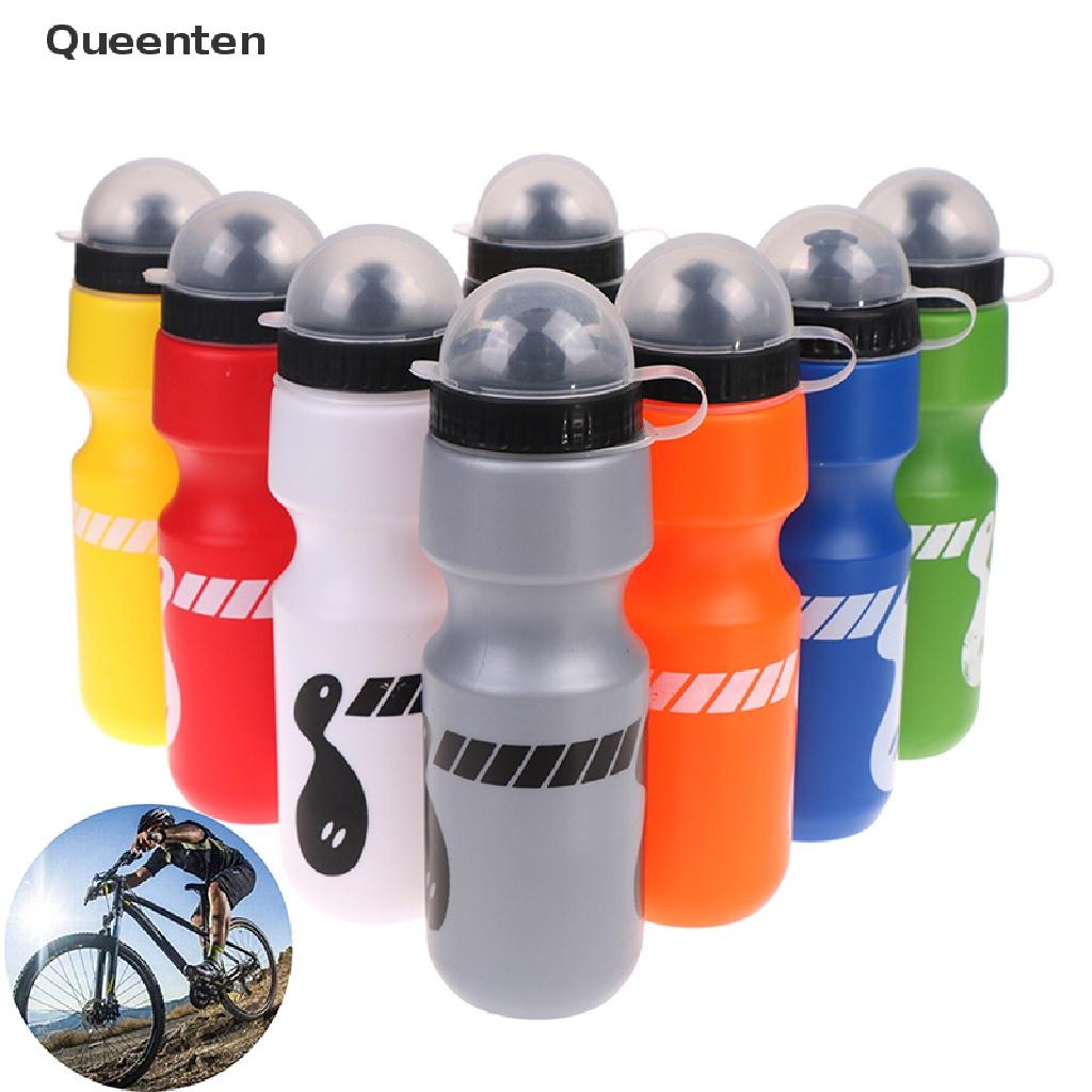 Queenten 750ml outdoor hiking bike bicycle cycling drink jug water bottle w/ dust cover QT