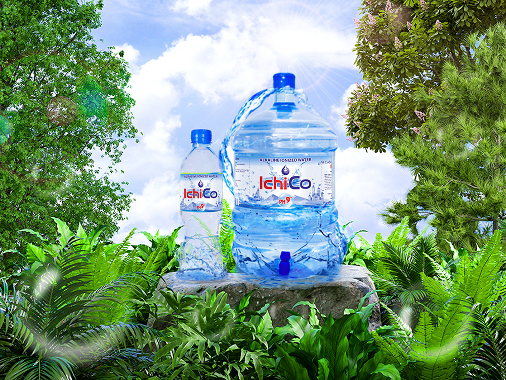 Nước kiềm Ichico Ph 9.5+ (6 chai 500ml)