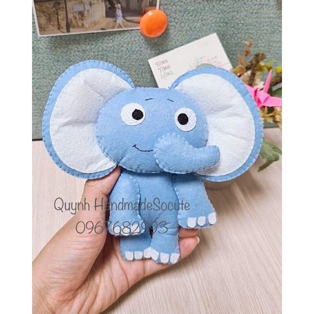 Bộ hình cắt sẵn con thú may tay