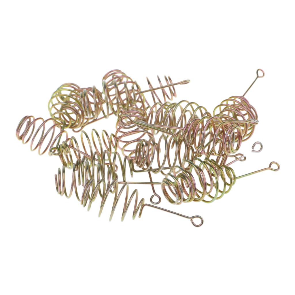 20pcs Spring/Coil Inline Fishing Feeders, Baits Cage Carp Fishing Tackle S