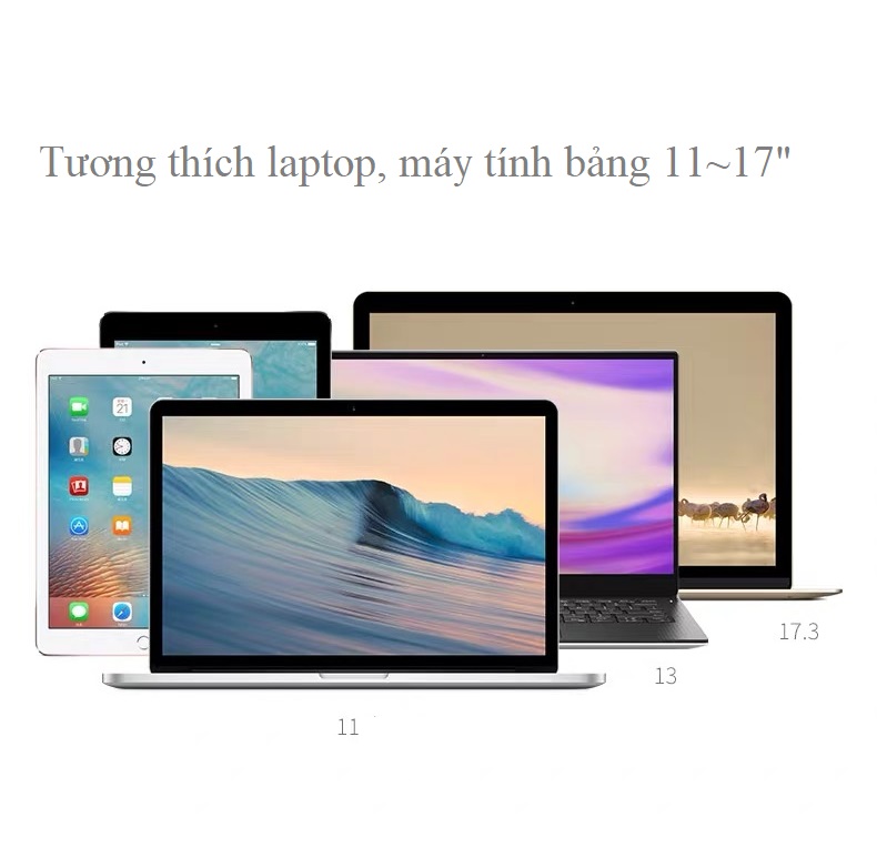 Giá đỡ laptop nhôm có thể chỉnh độ cao và gấp gọn dành cho ipad surface laptop macbook