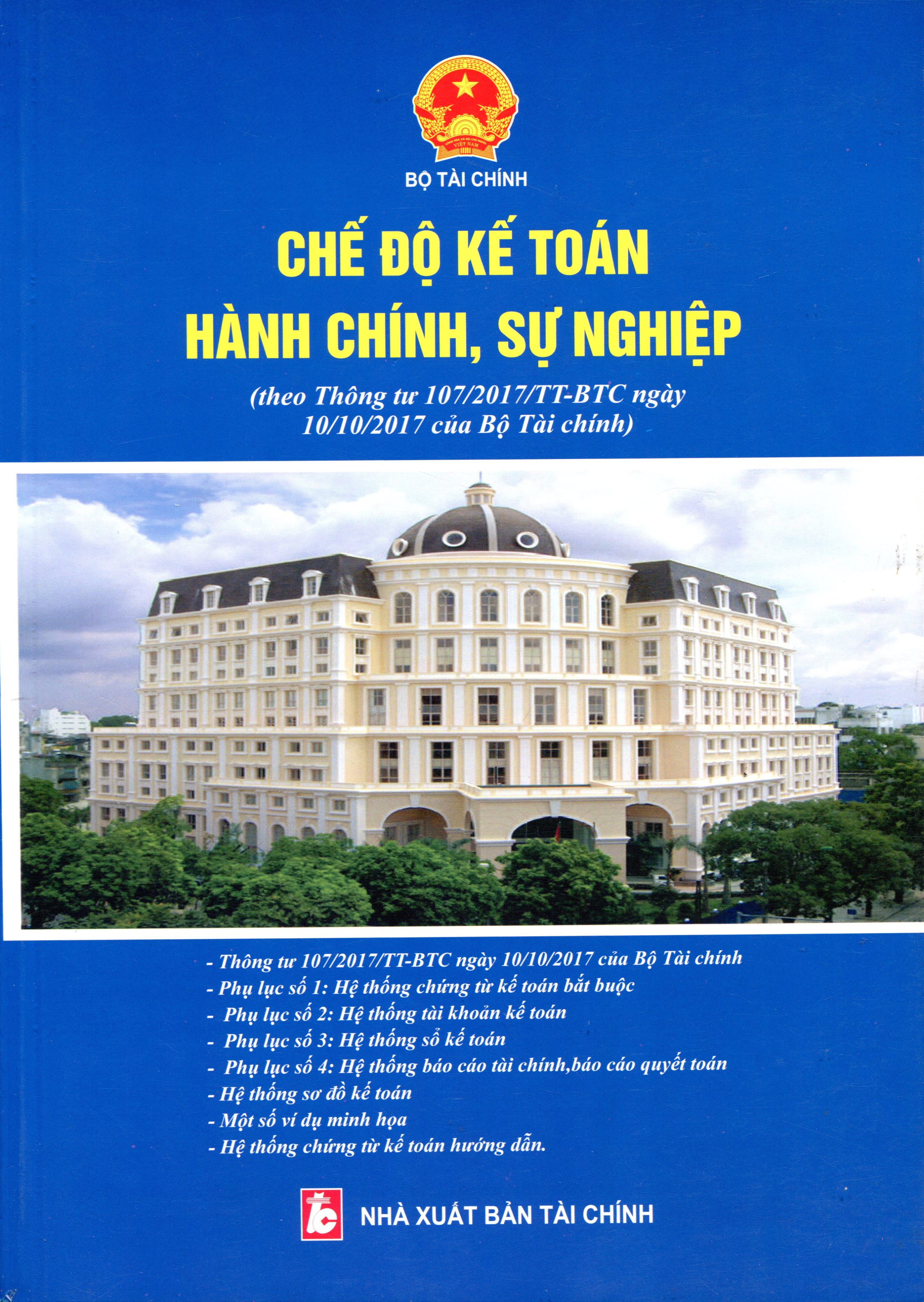 Chế Độ Kế Toán Đơn Vị Hành Chính Sự Nghiệp 2017