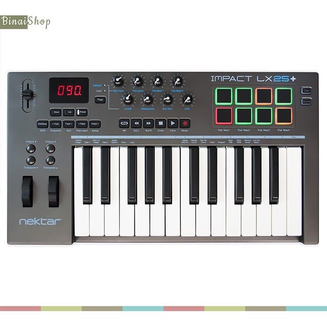 MIDI Nektar Impact LX25+ Keyboard Controller- Hàng chính hãng