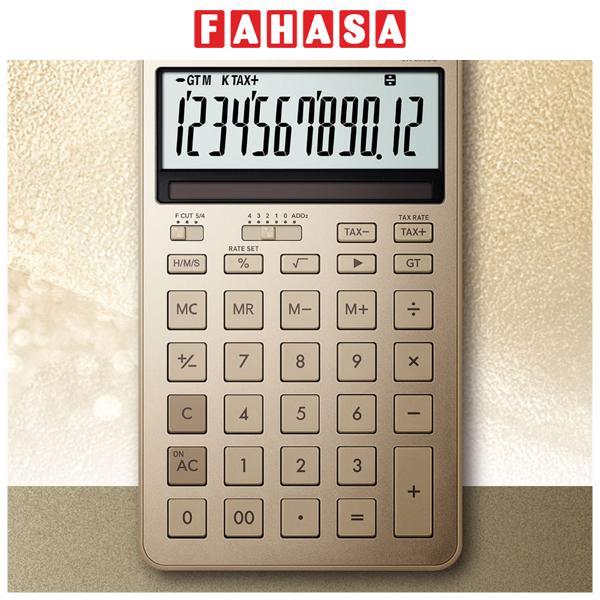 Máy Tính Văn Phòng Casio JW-200DQ-GD-W-DP - Màu Vàng Gold