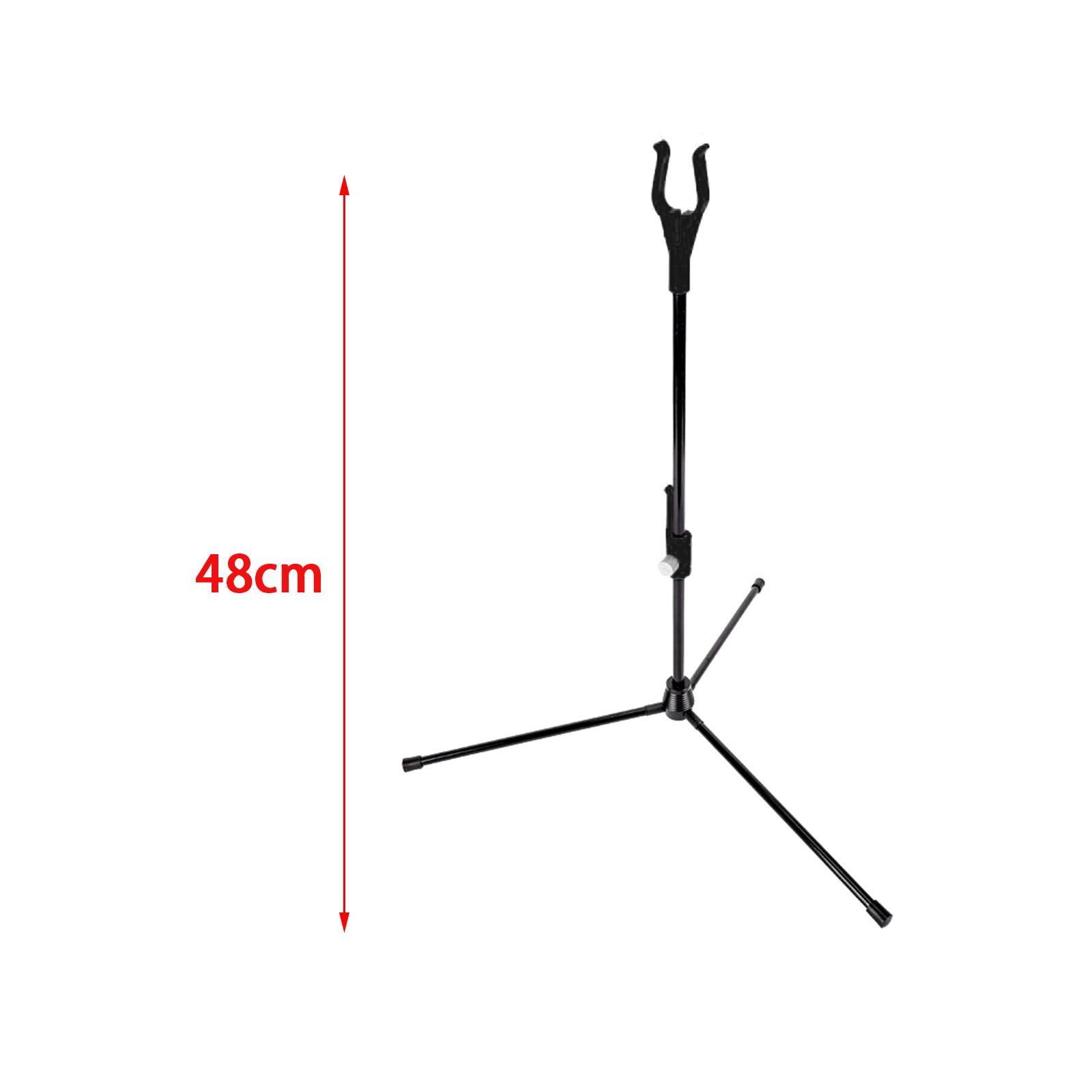 Recurve  Holder Bow Tripod 18.9" Height Folding 3 Legs Detachable Supply Bow Rack for Takedown Bow Compound Recurve Bow