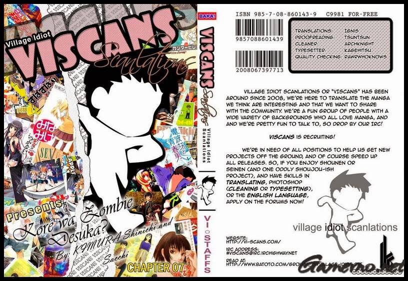 kore wa zombie desu ka chapter 7 34