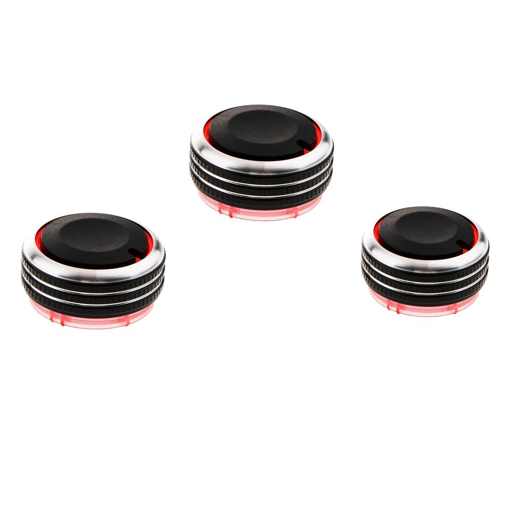 1 Set AC Panel Control Switch Knobs for 02-16 VW Volkswagen Black