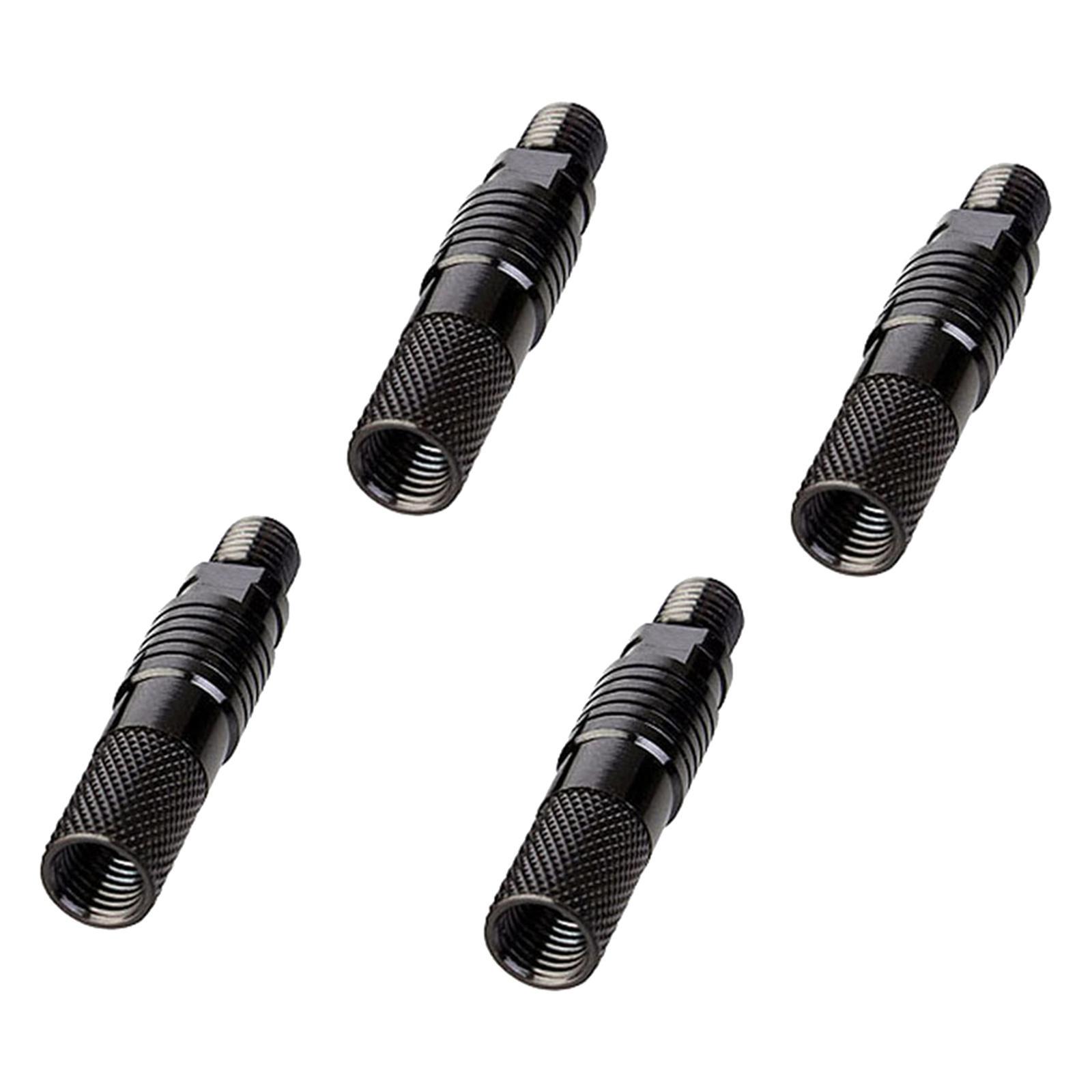 4 Pieces Stick Rods Pod Connector Metal Fishing Tools Fishing Alarm Adapter