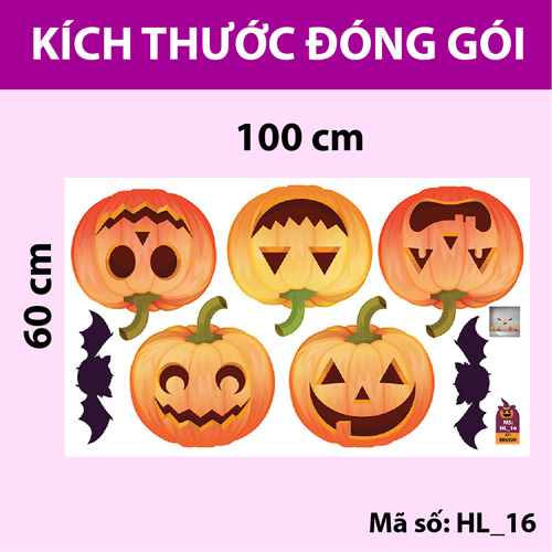 Trang trí Halloween 2020 cùng bí ngô tinh nghịch số 1