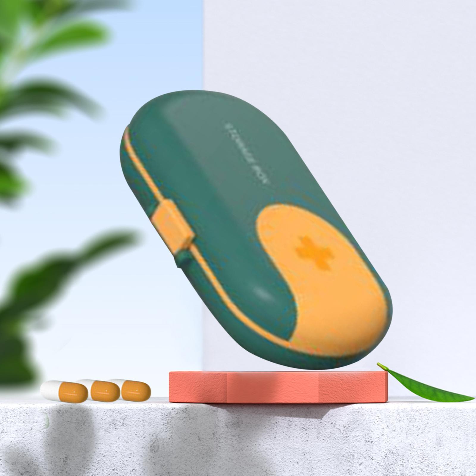 Travel Pill Organizer Moisture Proof Holder for Purse Travel Purse Pocket