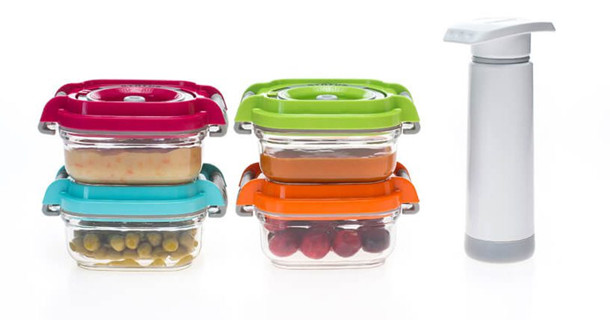 Hộp Bảo Quản Thực Phẩm Hút Chân Không Status 158710 Cho Trẻ Em 5 Món