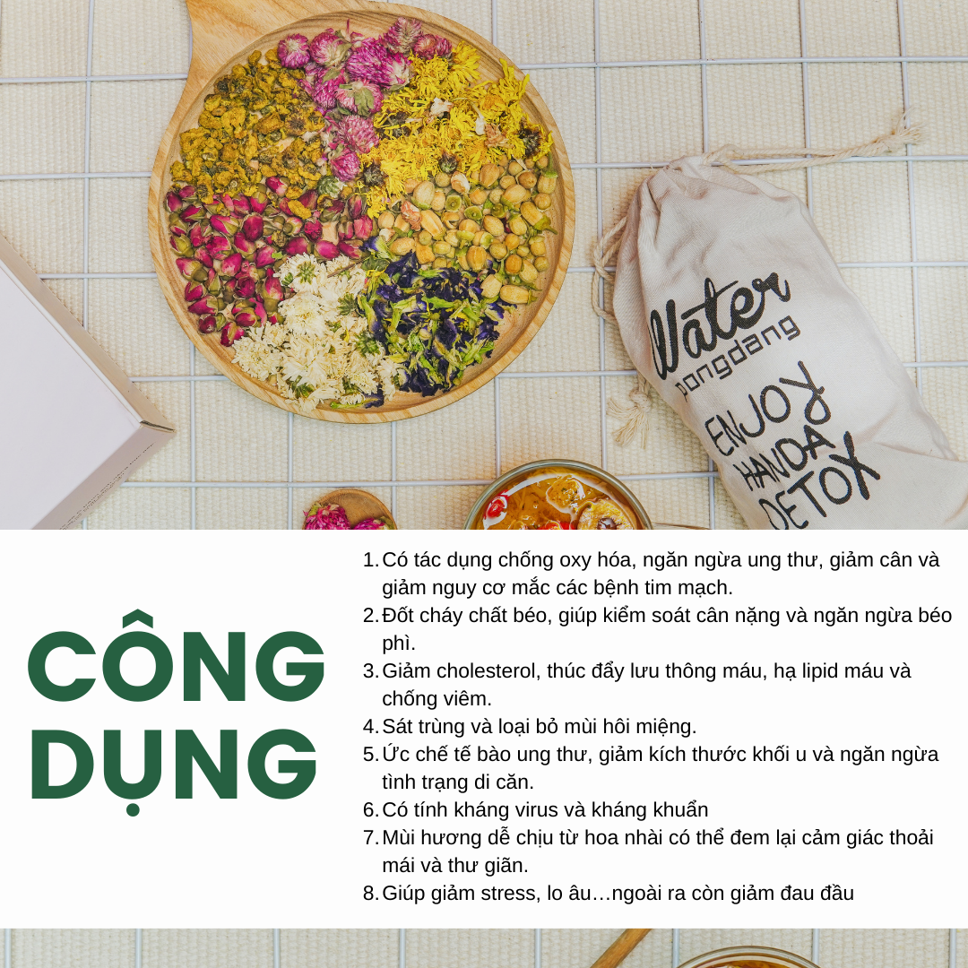 Combo Trà Hoa Hồng, Táo Đỏ, Kỷ Tử, Hoa Nhài SIÊU THỊ THIÊN NHIÊN Giúp Làm Đẹp Da, Tăng Sức Đề Kháng Bồi Bổ Sức Khỏe 100g/Túi