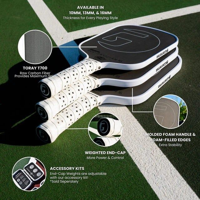 ￼VỢT GAMMA PICKLEBALL RCF OBSIDIAN 16