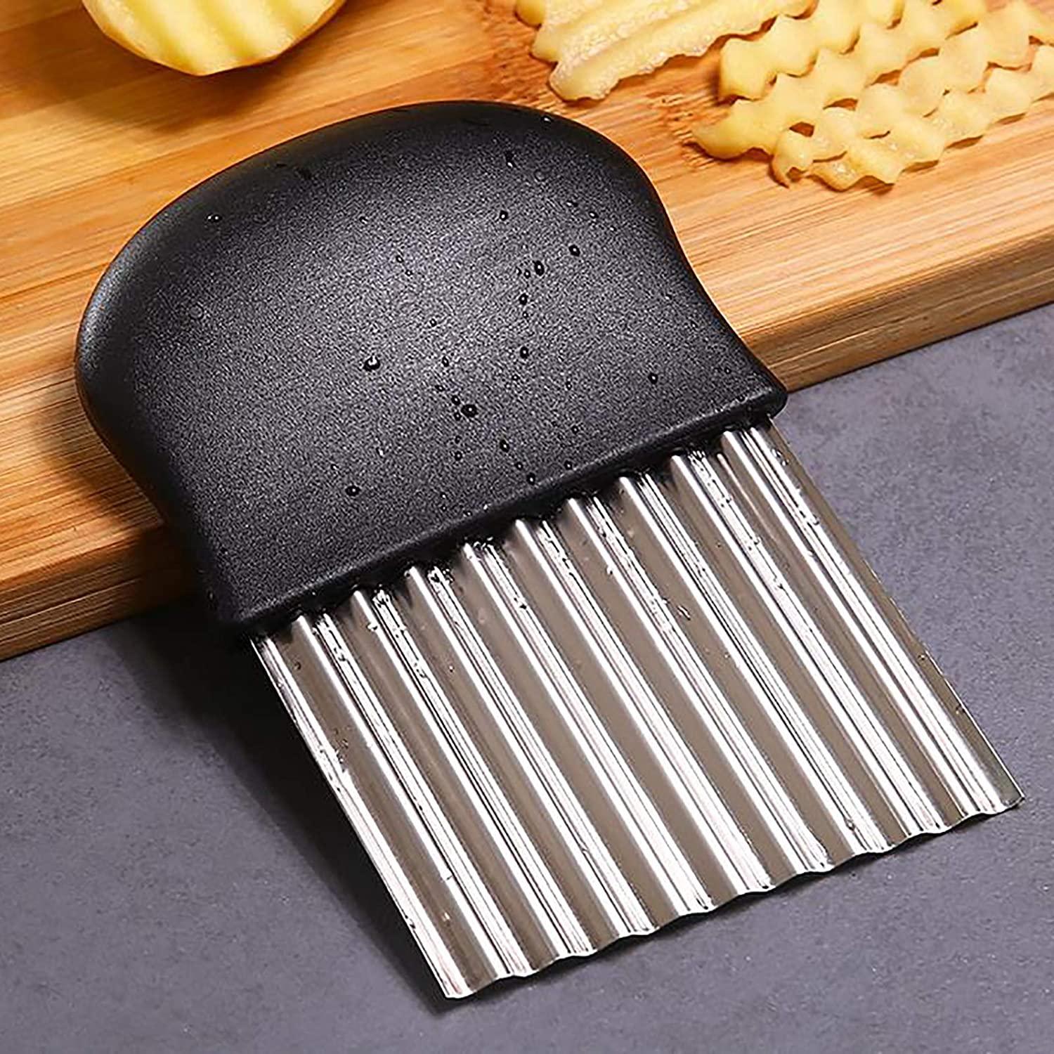 Thép bằng nhựa slicer rau khoai tây, khoai tây chiên, máy cắt sóng để cắt khoai tây cắt khoai tây chiên schneider schneider