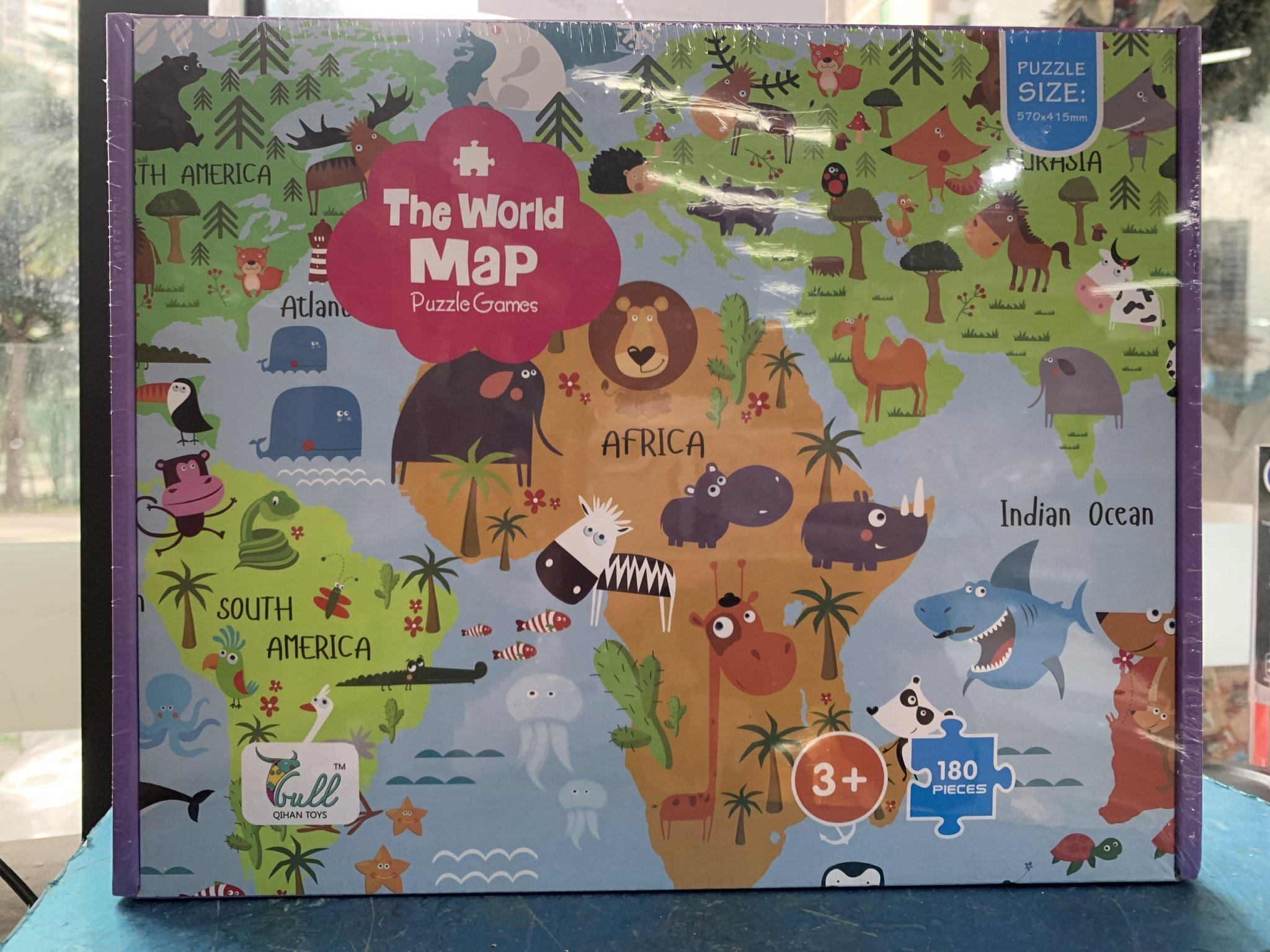 Bộ xếp hình bản đồ thế giới The World map