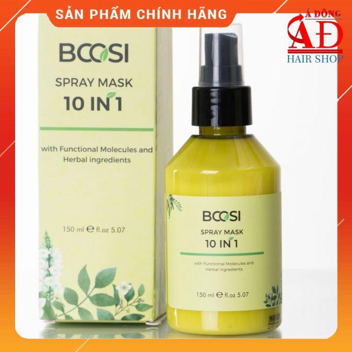 Mặt nạ xịt dưỡng tóc Kleral Bcosi 10 in 1 spray massk siêu mềm mượt 150ml