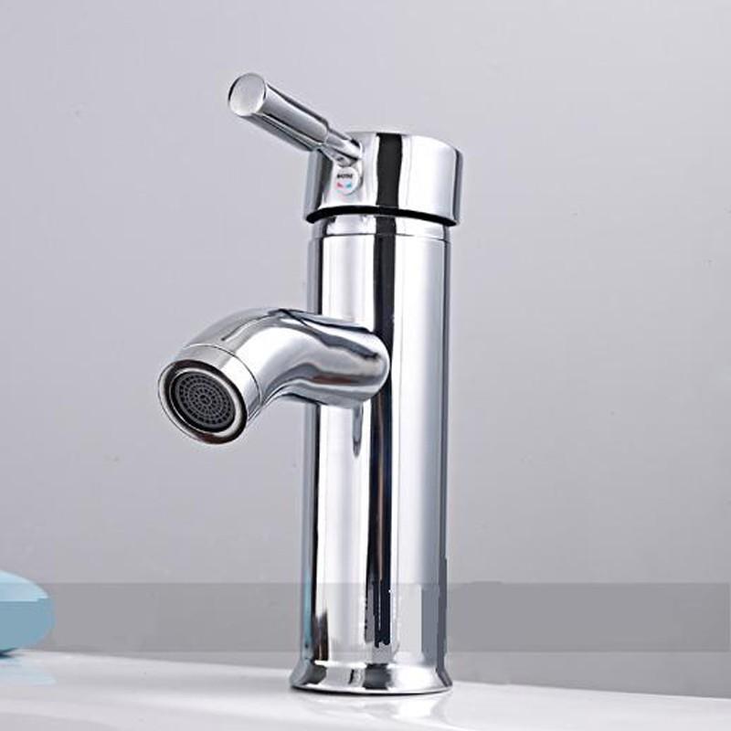 Vòi chậu rửa nóng lạnh TB02 hợp kim đồng mạ crom