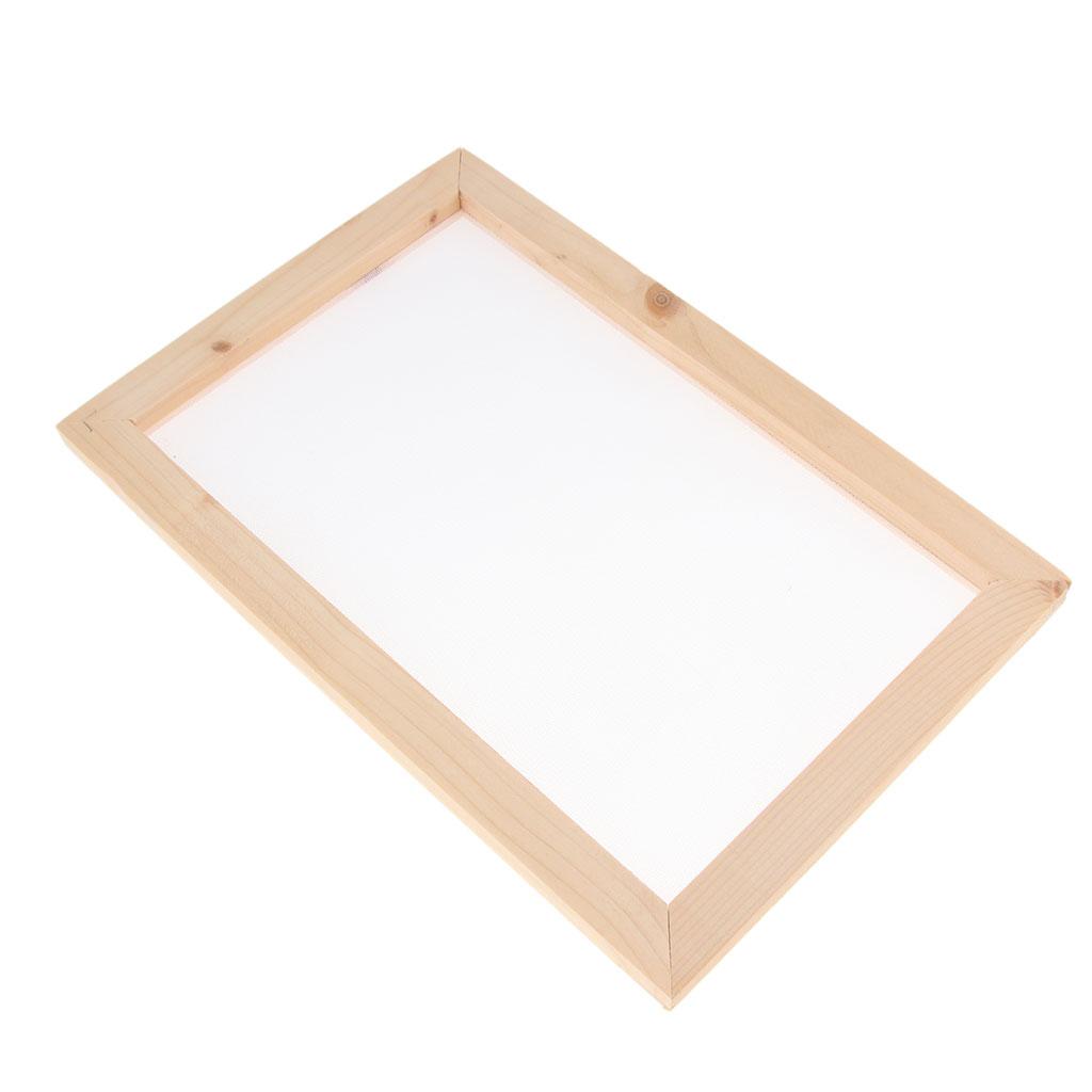 Màn Hình Khung Giấy Làm Bằng Gỗ Cho Thủ Công Giấy DIY