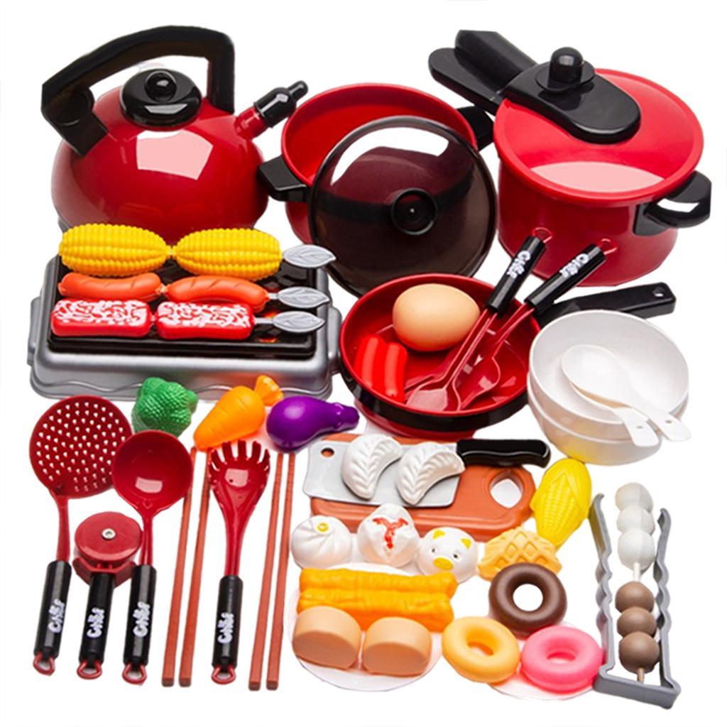 Set Pretend Cooking Playset for Girls Boys Gifts