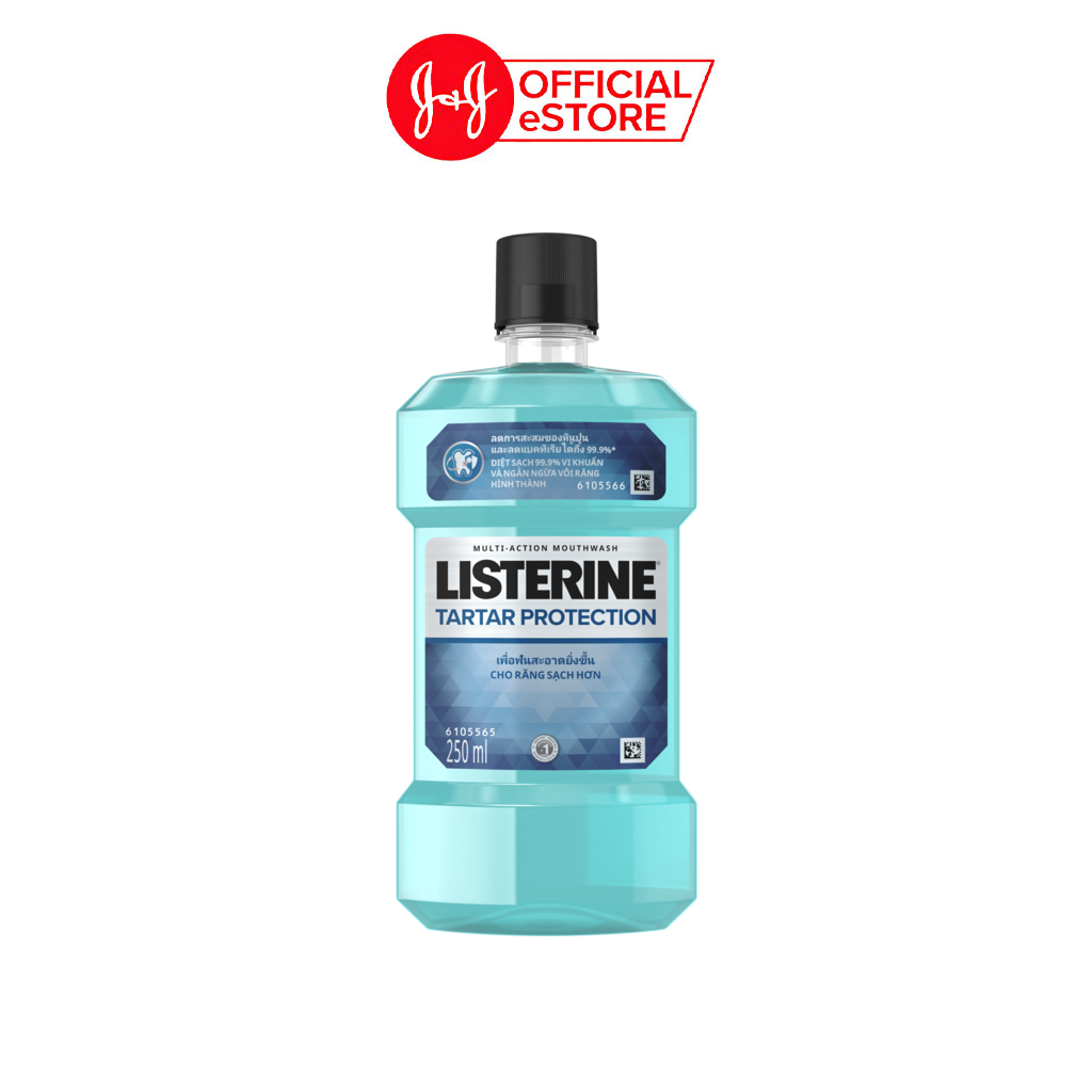 Nước súc miệng ngăn ngừa mảng bám Listerine Tartar Protection 250ml