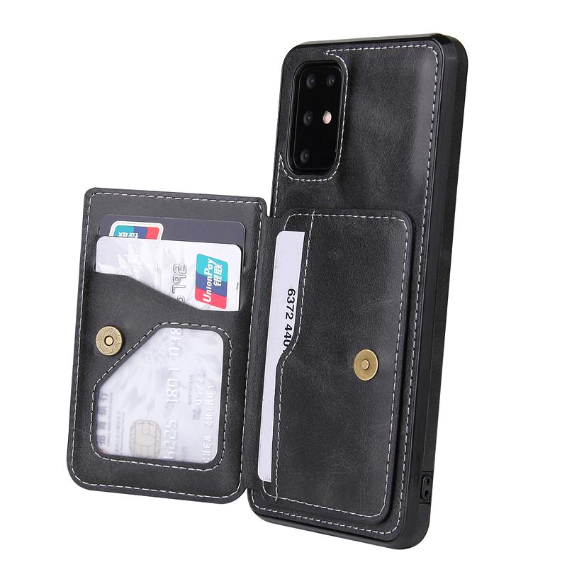 Ốp lưng điện thoại có ngăn đựng thẻ dành cho Samsung Note20 S20 FE Ultra Note10 S10 Plus