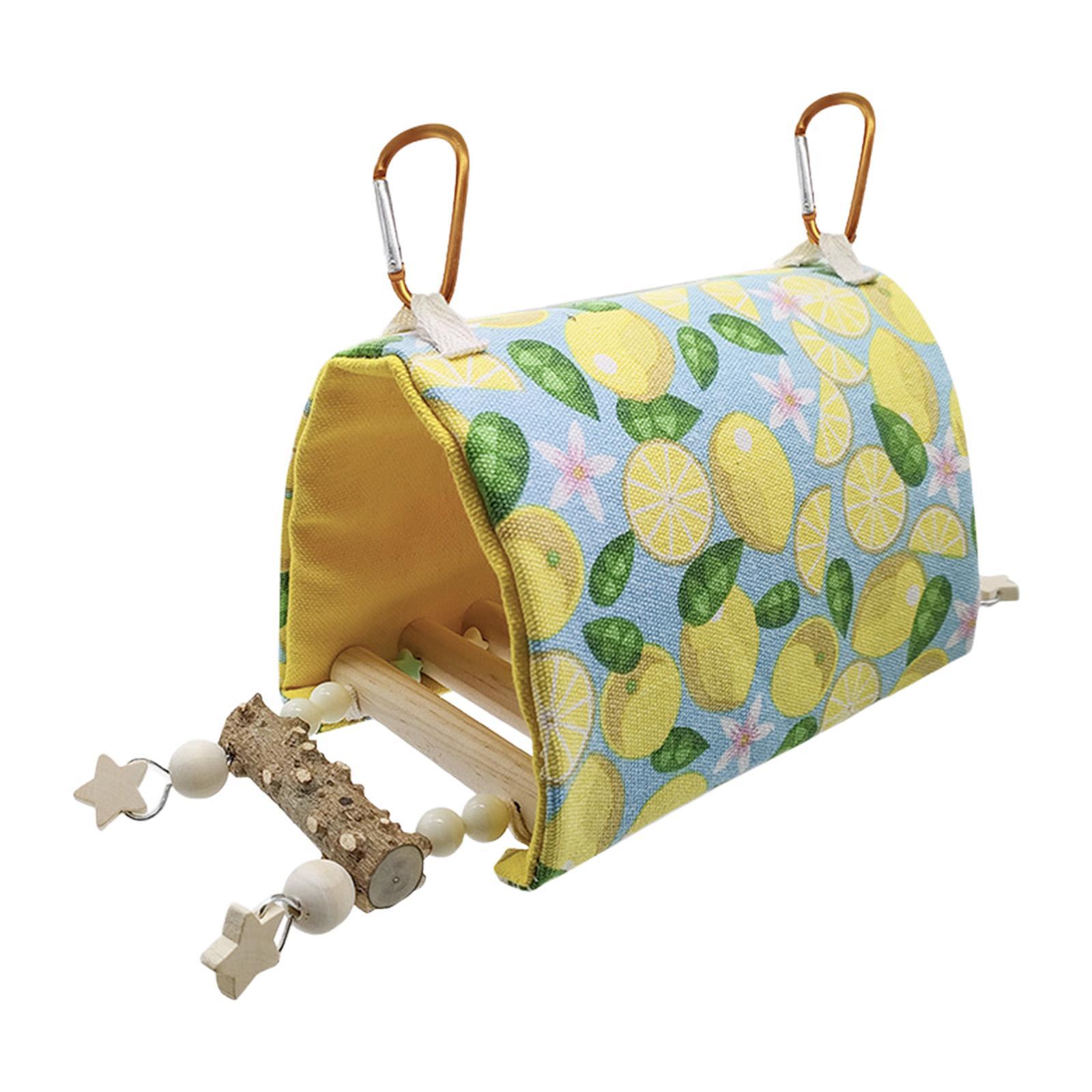 Birds Nest House Bird Perch Stand Winter Warm Bird Toy Bird Cage Perch Stand