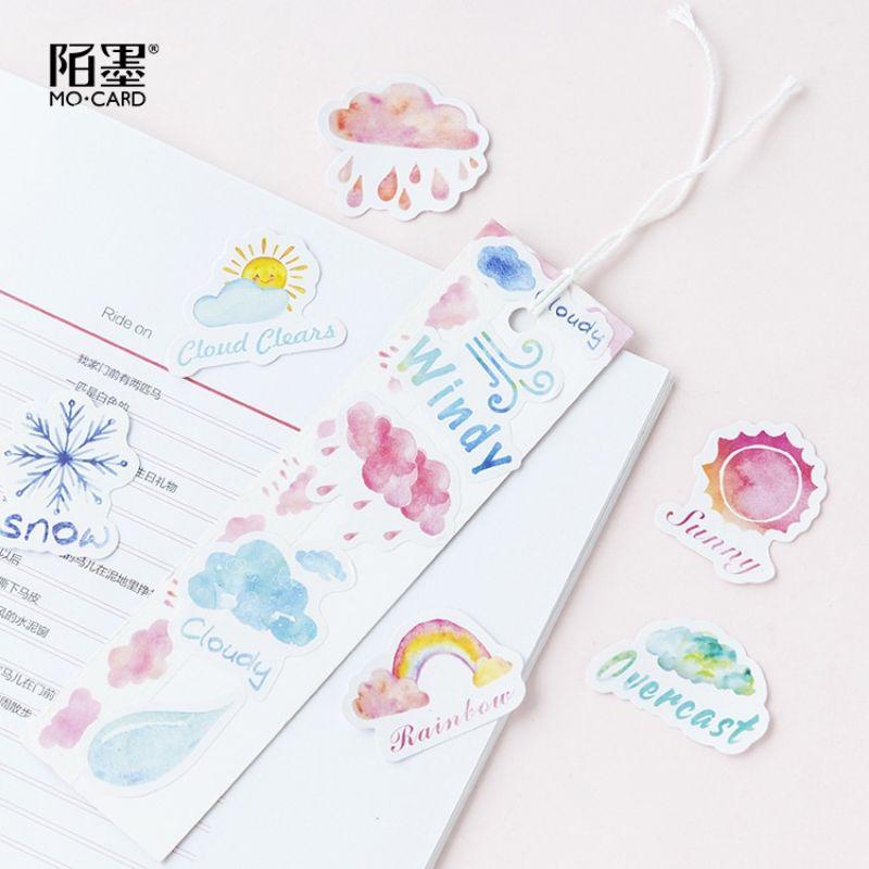 Hộp Sticker 46 miếng chủ đề thời tiết