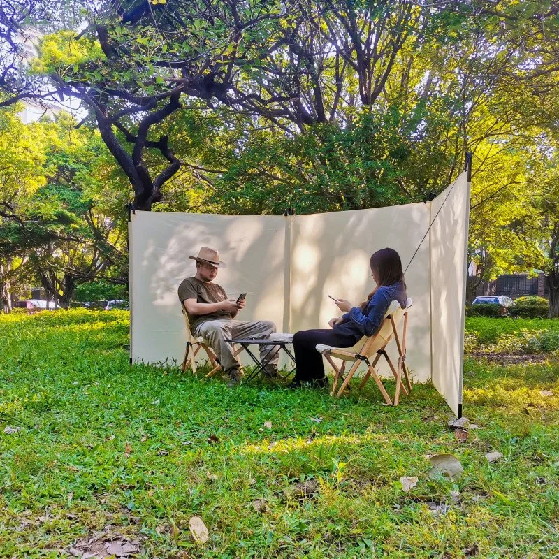 Lều Chắn Gió Cắm Trại Dã Ngoại 210D Silver Wind Resistant Camping (1,4x3m)