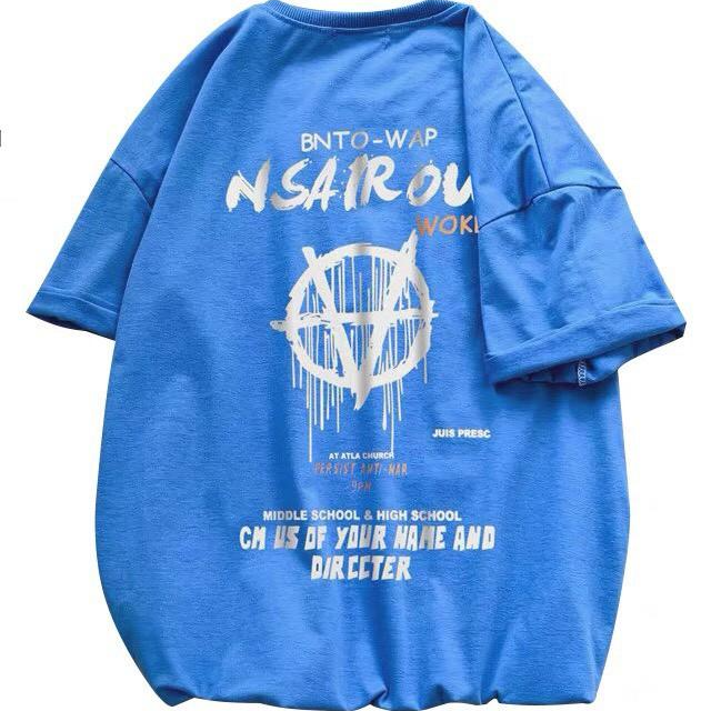 Áo thun tay lỡ Wind phông unisex form rộng NSAIROW nam nữ oversize cotton ulzzang