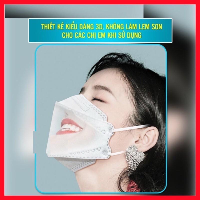 Khẩu trang y tế giá sỉ 10 chiếc 4 lớp kf94 3d mask  WALLMART WM68